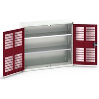 bott verso Flügeltürschrank mit Belüftung, mit 2 Fachböden, BxTxH: 1050 x 350 x 900 mm von Bott