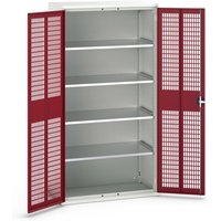 bott verso Flügeltürschrank mit Belüftung, mit 4 Fachböden, BxTxH: 1050 x550 x 2000 mm von Bott