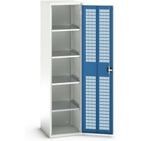 bott verso Flügeltürschrank mit Belüftung, mit 4 Fachböden, BxTxH: 525 x 550 x 2000 mm von Bott