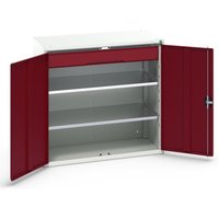 bott verso Flügeltürschrank mit Schublade, mit 2 Fachböden und 1 Schublade, BxTxH: 1050 x 550 x 1000 mm von Bott