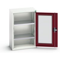 bott verso Flügeltürschrank mit Sichtfenster, mit 2 Fachböden, BxTxH: 525 x 350 x 800 mm von Bott