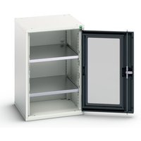 bott verso Flügeltürschrank mit Sichtfenster, mit 2 Fachböden, BxTxH: 525 x 550 x 800 mm von Bott