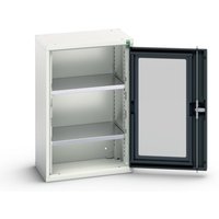 bott verso Flügeltürschrank mit Sichtfenster, mit 2 Fachböden, BxTxH: 525 x 350 x 800 mm von Bott