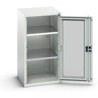 bott verso Flügeltürschrank mit Sichtfenster, mit 2 Fachböden, BxTxH: 525 x 550 x 1000 mm von Bott