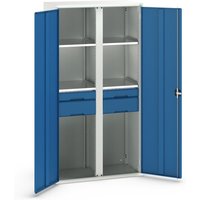 bott verso Flügeltürschrank mit Schubladen, mit 4 Fachböden und 4 Schubladen, BxTxH: 1050 x550 x 2000 mm von Bott