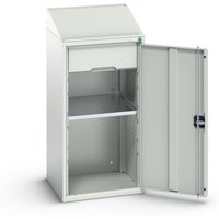 bott verso Pultschrank, mit 1 Fachboden und 1 Schublade, BxTxH: 525 x 550 x 1130 mm von Bott