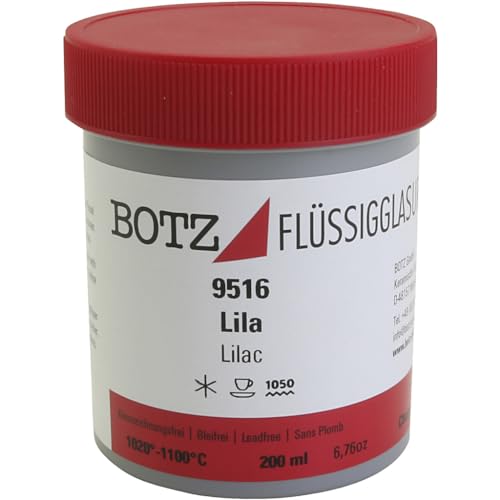 Botz Flüssig Glasur, lila 9516, 200ml von Botz