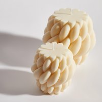 Gestricktes Zopfmuster - Dekorative Kerze von boujiehome