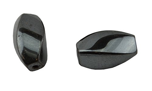 8 Stück Hämatit 14 x 8 mm Twist Barrel Perlen (37887–133) von Box Displays