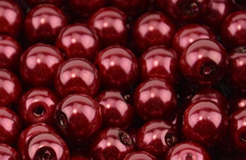 Tief Rot Glas Perle rund 12 mm – ca. 35 Perlen Tief Rot Glas Perle rund 12 mm – ca. 35 Perlen von Box Displays