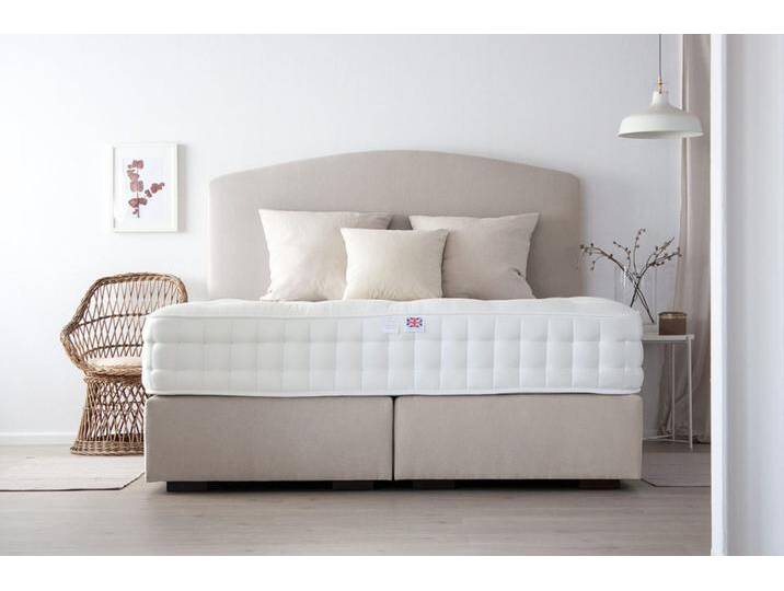 Boxspringbett FLORENCE 160x200 cm - verschiedene Farben und Bezüge verfügbar - mit Matratze - mit gepolstertem Kopfteil mit leichtem Bogen Boxspringbett FLORENCE 160x200 cm - verschiedene Farben und Bezüge verfügbar - mit Matratze - mit gepolstertem Kopfteil mit leichtem Bogen von boxspringliebe