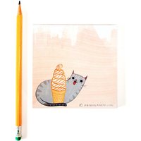 Soft Serve Cat Notizblock, Eiscreme Geschenk Für Tochter, Eiscreme-Liebhaber, Einzigartiges Geschenk, Lebensmittel-Lagerbeutel, Eiscreme-Party Soft Serve Cat Notizblock, Eiscreme Geschenk Für Tochter, Eiscreme-Liebhaber, Einzigartiges Geschenk, Lebensmittel-Lagerbeutel, Eiscreme-Party von boygirlparty