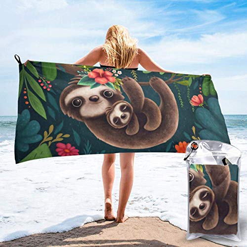 Mikrofaser Strandtuch Faultier Mikrofaser Handtücher Weiches Badehandtuch Weich Fitnesshandtuch, Für Picknick, Wandern, Reise, 70x140cm Mikrofaser Strandtuch Faultier Mikrofaser Handtücher Weiches Badehandtuch Weich Fitnesshandtuch, Für Picknick, Wandern, Reise, 70x140cm von bozhoushimatingbaihuoyouxiangongsi