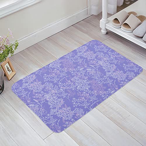 Türmatte 60x40cm, Frühling Handgezeichnete Lavendel Chrysantheme Bodem Fußabtreter rutschfeste Eingangsteppich Dekoration Fußmatte Innen, Für Küche, Wohnzimmer Türmatte 60x40cm, Frühling Handgezeichnete Lavendel Chrysantheme Bodem Fußabtreter rutschfeste Eingangsteppich Dekoration Fußmatte Innen, Für Küche, Wohnzimmer von bozhoushimatingbaihuoyouxiangongsi