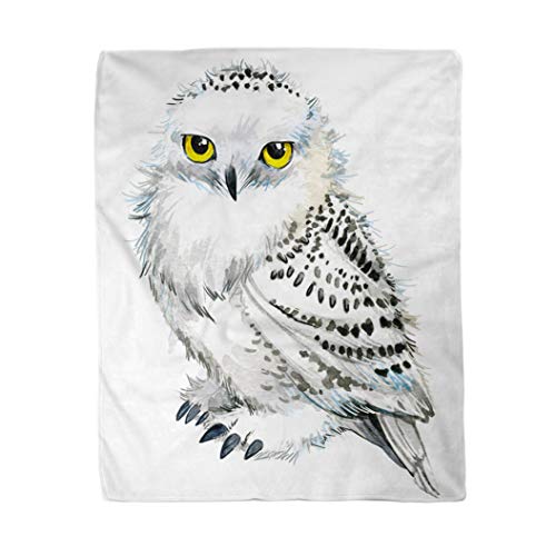 Kuscheldecke Schneeeule Aquarell Bettüberwurf Warm Wohndecke Für Couch Flauschige Camping Decke, Für Einzelbett, Couch, 150x200cm Kuscheldecke Schneeeule Aquarell Bettüberwurf Warm Wohndecke Für Couch Flauschige Camping Decke, Für Einzelbett, Couch, 150x200cm von bozhoushisuhangbaihuoyouxiangongsi