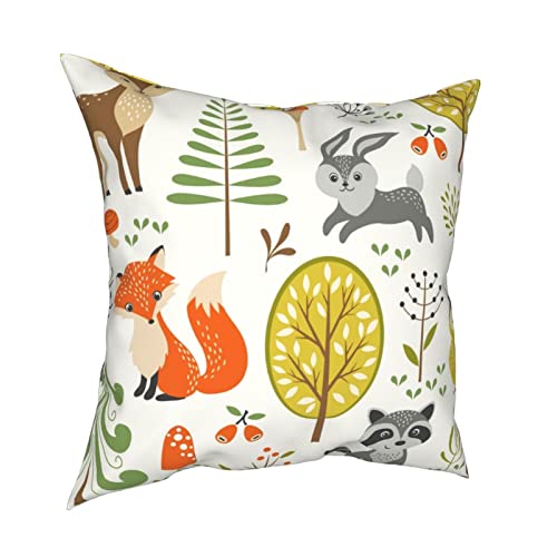 Dekokissen Kissenbezüge Nette Waldtiere Bett Kissenbezüge Wohnkultur Quadrat Kissenhülle Moderne Zierkissenbezüge, Für Sofa, Draussen, 45x45cm Dekokissen Kissenbezüge Nette Waldtiere Bett Kissenbezüge Wohnkultur Quadrat Kissenhülle Moderne Zierkissenbezüge, Für Sofa, Draussen, 45x45cm von bozhoushizhenweibaihuoyouxiangongsi