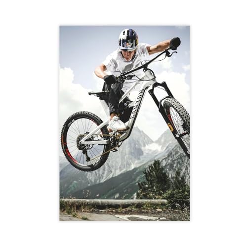 Exklusive Kunst, Extremsport-Abenteuer, Radfahrer, Fabio Wibmer, Freiheit, wild, erstaunlicher Junge, Raumdekoration, Porträtposter, 4 Leinwand-Poster, Wandkunst, Dekordruck, Bild Gemälde für Exklusive Kunst, Extremsport-Abenteuer, Radfahrer, Fabio Wibmer, Freiheit, wild, erstaunlicher Junge, Raumdekoration, Porträtposter, 4 Leinwand-Poster, Wandkunst, Dekordruck, Bild Gemälde für von bpoejge