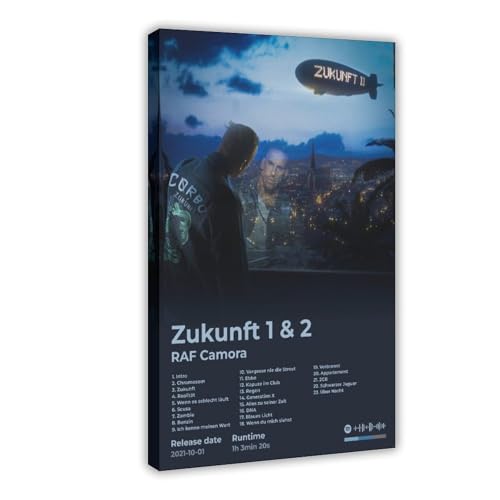 RAF Camora Poster, berühmter Rapper, Hip-Hop-Sänger, Musik-Rap-Album, Zukunft 1 und 2, Titelliste, Fans, Geschenk, Leinwand, Poster, Wandkunst, Dekordruck, Bild, Gemälde für Wohnzimmer, Schlafzimmer RAF Camora Poster, berühmter Rapper, Hip-Hop-Sänger, Musik-Rap-Album, Zukunft 1 und 2, Titelliste, Fans, Geschenk, Leinwand, Poster, Wandkunst, Dekordruck, Bild, Gemälde für Wohnzimmer, Schlafzimmer von bpoejge