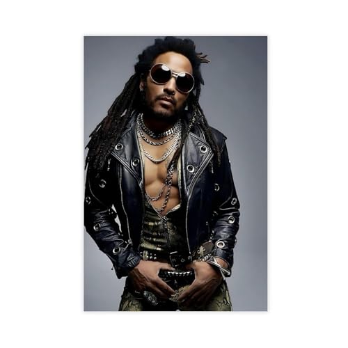 bpoejge Exklusive Kunst, individualistische Rocksängerin Lenny Kravitz, Retro-Porträt-Poster, 4 Leinwand-Poster, Schlafzimmer, Dekoration, Landschaft, Büro, Raumdekoration, Geschenk, 30 x 45 cm bpoejge Exklusive Kunst, individualistische Rocksängerin Lenny Kravitz, Retro-Porträt-Poster, 4 Leinwand-Poster, Schlafzimmer, Dekoration, Landschaft, Büro, Raumdekoration, Geschenk, 30 x 45 cm von bpoejge