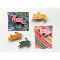 Osterhasen Magnete, Kaninchen Wald Magnete von brambleworkshop