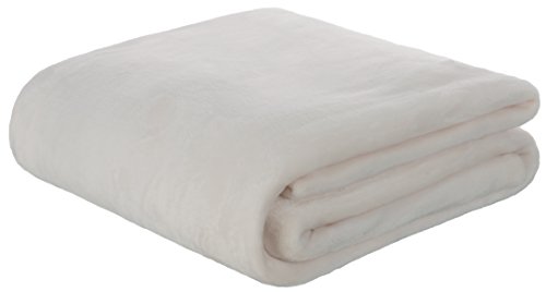 Brandsseller Flanelldecke Supersoft Kuscheldecke Tagesdecke Wohndecke - Uni - 180 x 220 cm - Creme von Brandsseller