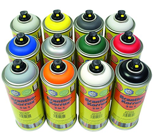 Brantho Korrux "3 in 1" 400 ml RAL MB 7350 novagrau, Komfort-Sprühdose, Rostschutzfarbe Brantho Korrux "3 in 1" 400 ml RAL MB 7350 novagrau, Komfort-Sprühdose, Rostschutzfarbe von Brantho Korrux