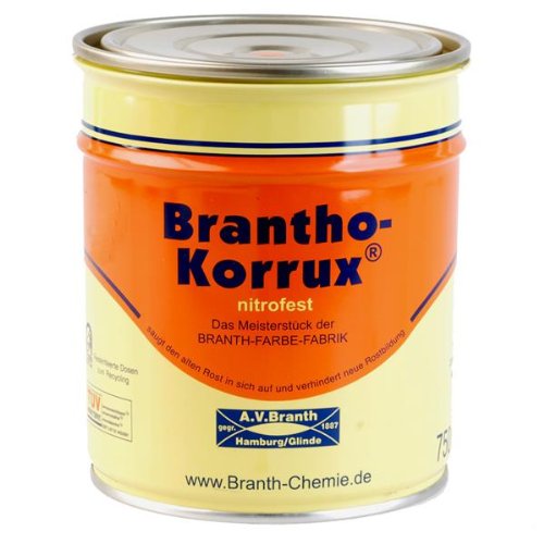 Brantho Korrux normal 0,75 l 9006 Silberalu (34,60 EUR/l) von branth
