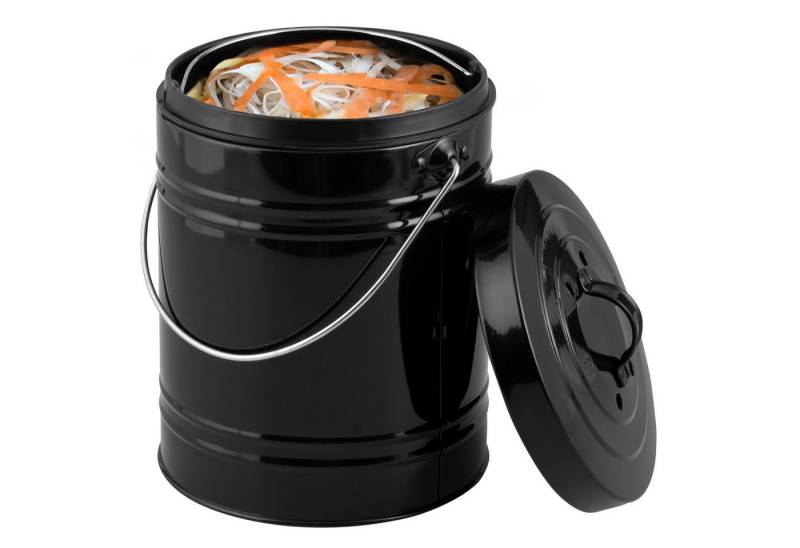 bremermann Biomülleimer Komposteimer 5 Liter, Aktivkohlefilter, Bio-Abfalleimer, schwarz bremermann Biomülleimer Komposteimer 5 Liter, Aktivkohlefilter, Bio-Abfalleimer, schwarz von bremermann