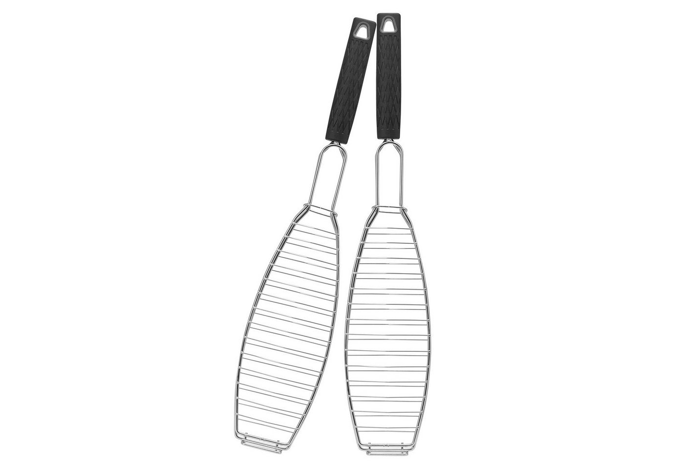 bremermann Fischpfanne Fisch-Grillhalter 2er Set Fischhalter, Fischgriller, Fischbräter von bremermann