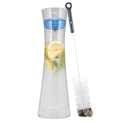 bremermann Glaskaraffe AMISA 1,2 Liter, Wasserkaraffe, transparent (Marina) von bremermann