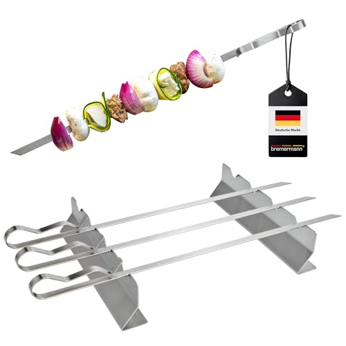 bremermann Grillspieße 4er-Set mit 2 Ablage-Gestellen, Grillspießhalter, Edelstahl bremermann Grillspieße 4er-Set mit 2 Ablage-Gestellen, Grillspießhalter, Edelstahl von bremermann