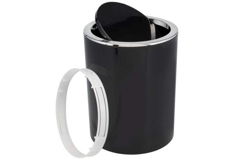 bremermann Kosmetikeimer SAVONA 5,5 Liter aus Kunststoff, rund - schwarz bremermann Kosmetikeimer SAVONA 5,5 Liter aus Kunststoff, rund - schwarz von bremermann