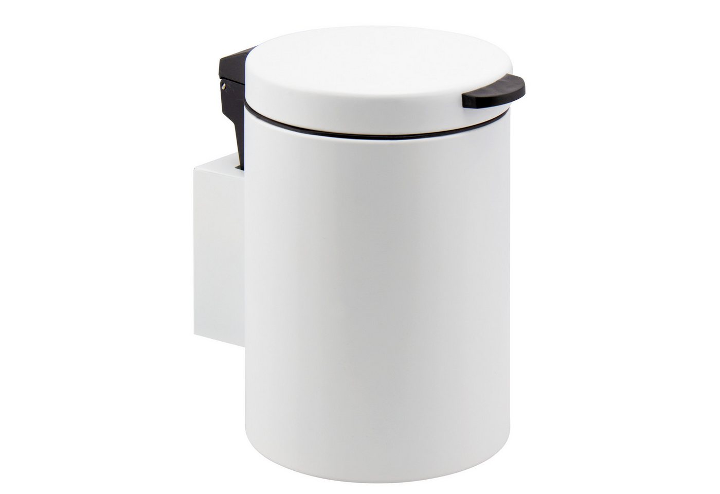 bremermann Kosmetikeimer runder Wand-Kosmetikeimer 3 Liter inkl. Wandhalterung, weiß bremermann Kosmetikeimer runder Wand-Kosmetikeimer 3 Liter inkl. Wandhalterung, weiß von bremermann