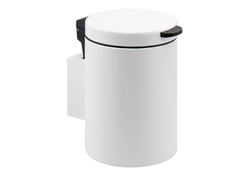 bremermann Kosmetikeimer runder Wand-Kosmetikeimer 3 Liter inkl. Wandhalterung, weiß bremermann Kosmetikeimer runder Wand-Kosmetikeimer 3 Liter inkl. Wandhalterung, weiß von bremermann