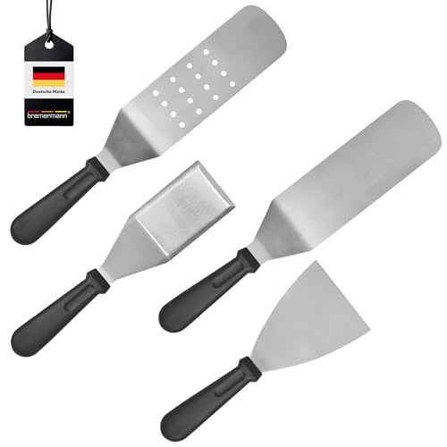 bremermann Pfannenwender- und Grillspachtel-Set 4-TLG, aus Edelstahl von bremermann