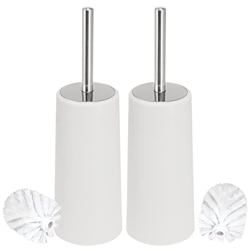 bremermann WC-Bürste Kunststoff, Standbürste (weiß, 2er) von bremermann