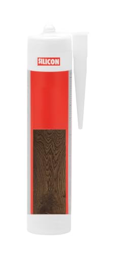 Acryl-Silikon auf Wasserbasis für Holz, lösemittelfrei, zum Versiegeln oder Spachteln von Holz – Verwendung im Innenbereich – Holzversiegelung für Löcher, Spalten und Risse (Nussbaum) von bricoleva.it