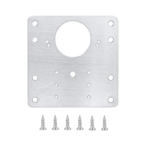 Reparaturplatten für Schranktüren, Reparaturplatten für Türen, Scharniere mit Löchern, ideal für die Reparatur beschädigter oder unstabiler Türen (Einzelplatte) von bricoleva.it