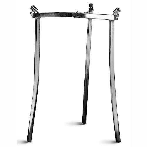 briebe Verstellbares Stativ für Gasbrenner, 3 Beine, Robuster und Stabiler Ständer, Geeignet für Gasbrenner von 35 bis 70 cm, Solide Aluminiumbasis, Tragbar, hält bis zu 40 kg aus, Tripod L5 von briebe