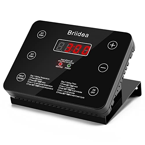 Smoker Bedienfeld, Briidea Ersatzteile Kompatibel mit MASTERBUILT, Elektrisches Digitalpanel, Touch-Tasten-Technologie, Großes LED-Display von briidea