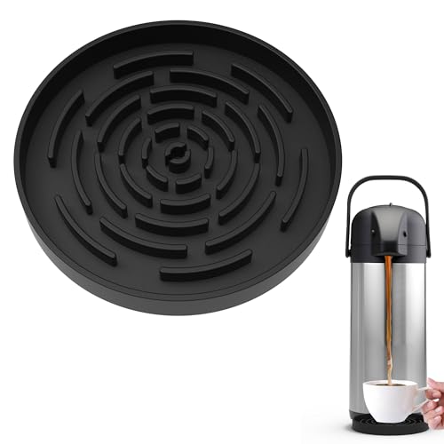 Abtropfschale kompatibel mit Hamilton Beach Kaffee-Urne, 1 Packung schwarze Silikon-Tropfmatte für Vondior-Kaffeekaraffe und andere Getränkespender Abtropfschale kompatibel mit Hamilton Beach Kaffee-Urne, 1 Packung schwarze Silikon-Tropfmatte für Vondior-Kaffeekaraffe und andere Getränkespender von brikinte