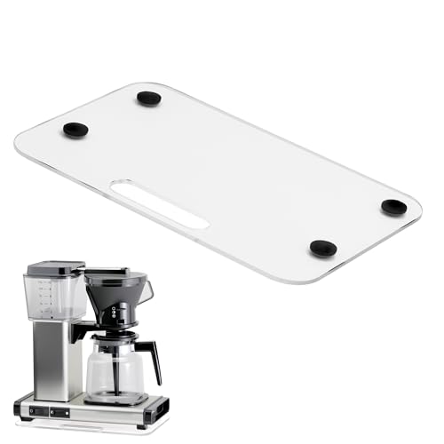 Geräteschieber kompatibel mit Moccamaster Kaffeemaschine, Acryl, transparentes Schiebefach für Technivorm Moccamaster 53923 KBGV 79112 KBT 59691 KB Geräteschieber kompatibel mit Moccamaster Kaffeemaschine, Acryl, transparentes Schiebefach für Technivorm Moccamaster 53923 KBGV 79112 KBT 59691 KB von brikinte
