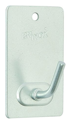 BRINOX Mini Kleiderbügel Selbstklebend 2.6x4.3x2.1 cm Chrom matt von Brinox