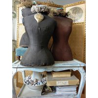 So Shabby Chic Brocante Zauberhaftes Kletterkranz Schneiderpuppe Halsschmuck Getrocknet Grau Braun Patina Dekokranz Floristik Kranz von brocantemonamour