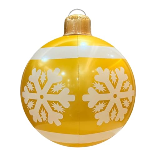 Aufblasbare Weihnachtsbällchen - PVC 24 Zoll Großes Wasserdichtes Ornament | Urlaubsparty Hausgartenbaum Rasen Patio Park Dekoration Saison Dekoration Aufblasbare Weihnachtsbällchen - PVC 24 Zoll Großes Wasserdichtes Ornament | Urlaubsparty Hausgartenbaum Rasen Patio Park Dekoration Saison Dekoration von brooksnaji