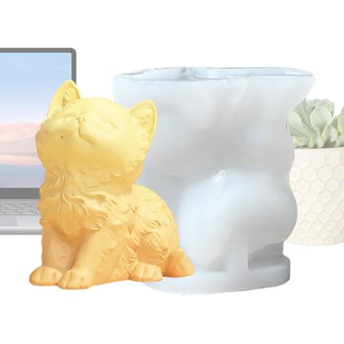 Dreidimensionale Silikonformen - Tierseife, Epoxidformen | 3d Sitzende Katze, Welpe Und Kätzchen Silikonformen Für Gips-, Harz- Und Kerzenhandwerk, Wiederverwendbare Dekorative Ornamente Für Hochzeit Dreidimensionale Silikonformen - Tierseife, Epoxidformen | 3d Sitzende Katze, Welpe Und Kätzchen Silikonformen Für Gips-, Harz- Und Kerzenhandwerk, Wiederverwendbare Dekorative Ornamente Für Hochzeit von brooksnaji