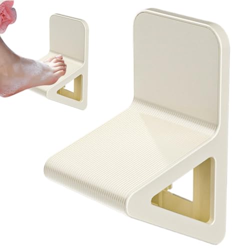 Duschfußstütze – dreieckiger Rasierhocker, stabile Fußstütze für die Dusche | Unterstützung der Rasierbeine des Badezimmerpedals ohne Rutschen, Fußstütze von brooksnaji