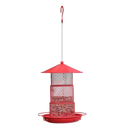 Eichhörnchensicher Vogelfutterspender – Metall zum Aufhängen Buffet Vogelfutterspender – 3-lagiges Design wasserdicht außen Wildkolibri-Futterspender leicht zu reinigen & zu befüllen, faltbar, für den Eichhörnchensicher Vogelfutterspender – Metall zum Aufhängen Buffet Vogelfutterspender – 3-lagiges Design wasserdicht außen Wildkolibri-Futterspender leicht zu reinigen & zu befüllen, faltbar, für den von brooksnaji