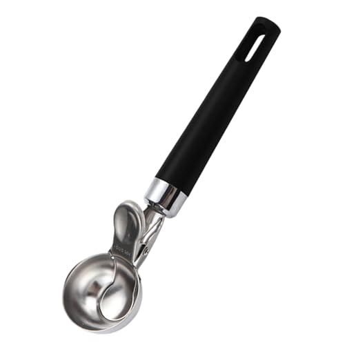 Eismaschine Selbsterwärmend - Ergonomischer Dessertdosierer, antihaftbeschichteter Löffel | Frostbeständiger Löffel, Backlöffel mit Auslöser für Obstbällchen, Dessert von brooksnaji