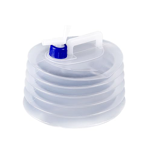 Faltbare Wasserbohrung – Tragbarer Flüssigkeitshalter, faltbarer Trinkbehälter | Kompakter Wasserspender mit Wasserhahn, Outdoor-Wasserwürfel für Wandern Camping im Freien von brooksnaji